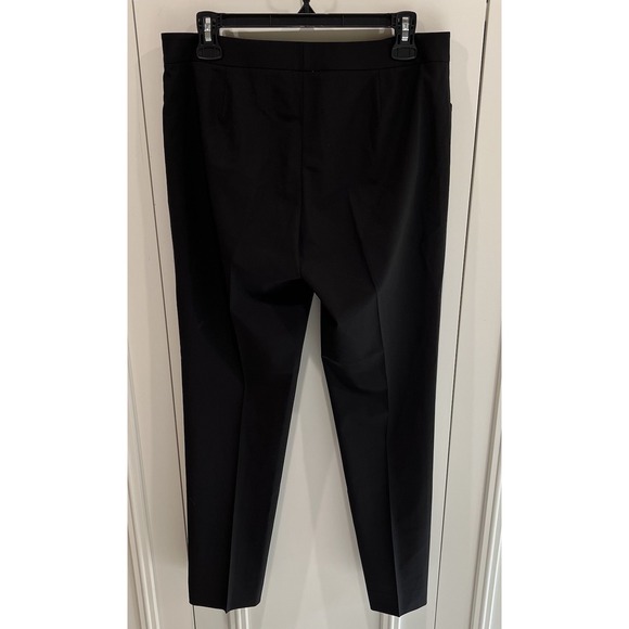 Lafayette 148 Black Wool Irving‎ Dress Pants Minimalist Career Capsule Wardrobe - Picture 3 of 9